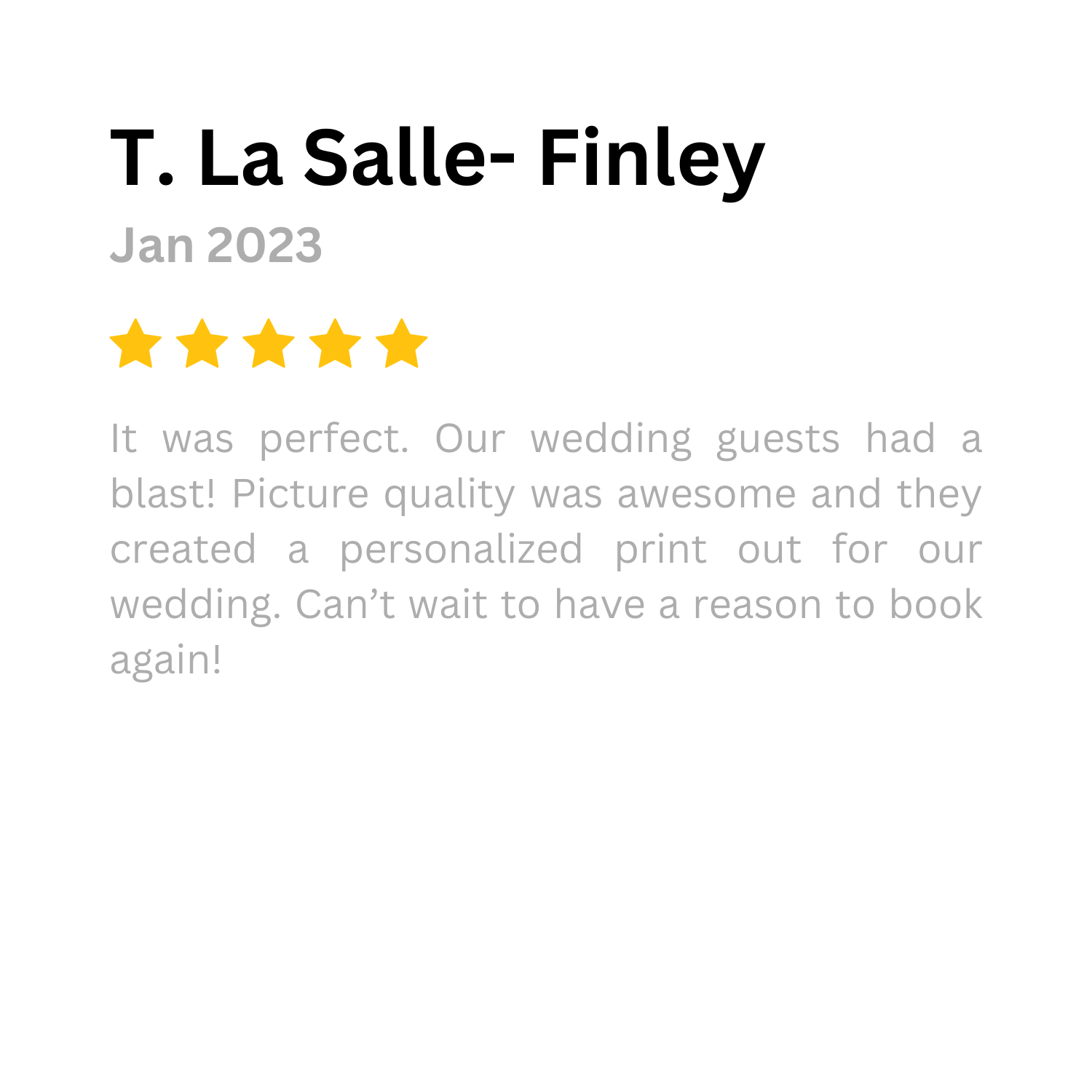 T La Salle-Finley Review
